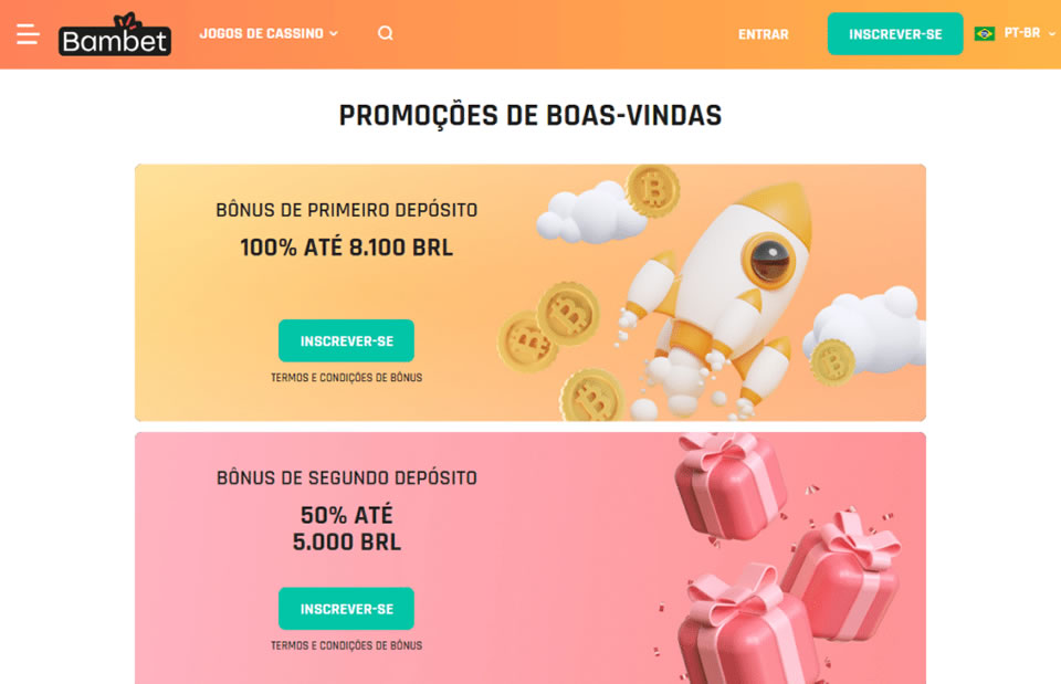 Ao aderir ao Banker Matching ou ao Player Matching, será lançado um plano de promoção para 8 grupos de jogos de sorte, com limite máximo de R$ 1 milhão.